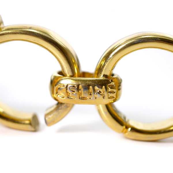 OLD CELINE クリップモチーフ本革ウエストベルト（濃茶）