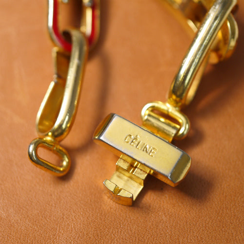OLD CELINE ゴールドマカダムブレスレット