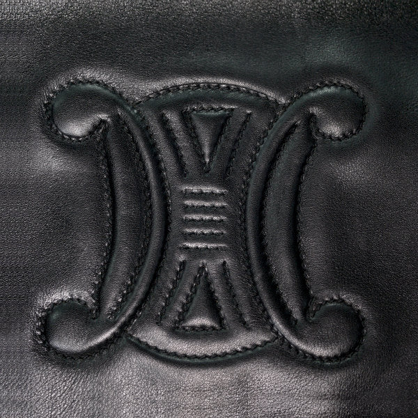 OLD CELINE　ビッグマカダムロゴ総革2WAYバッグ（黒）