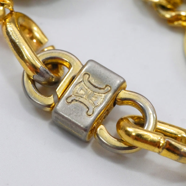 CELINE トリプル馬車コインブレスレット（ゴールド）