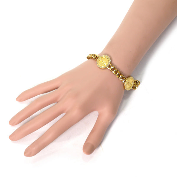 CELINE トリプル馬車コインブレスレット（ゴールド）