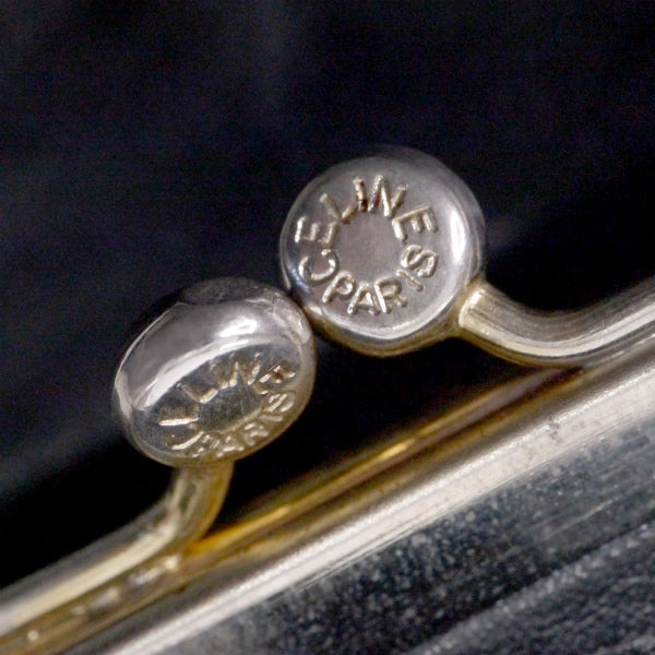 OLD CELINE 斜めステッチレザー長財布（黒）