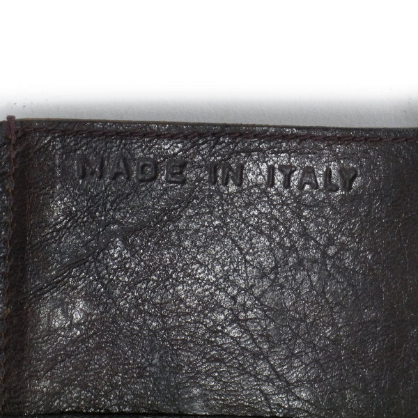 OLD CELINE　馬車柄ジャガード ミドル3つ折財布（茶）