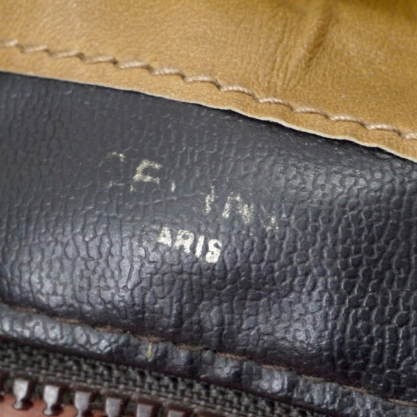 OLD CELINE　馬車柄 巾着ショルダー（明茶）