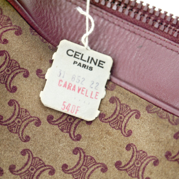 OLD CELINE ＜訳アリ＞ マカダム柄スエードショルダー（ボルドー）