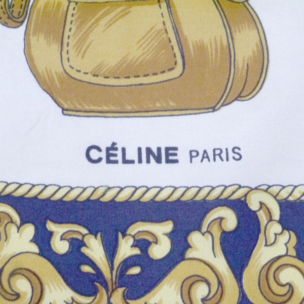 OLD CELINE ゴージャスプリント大判シルクスカーフ（赤系） – Vintage