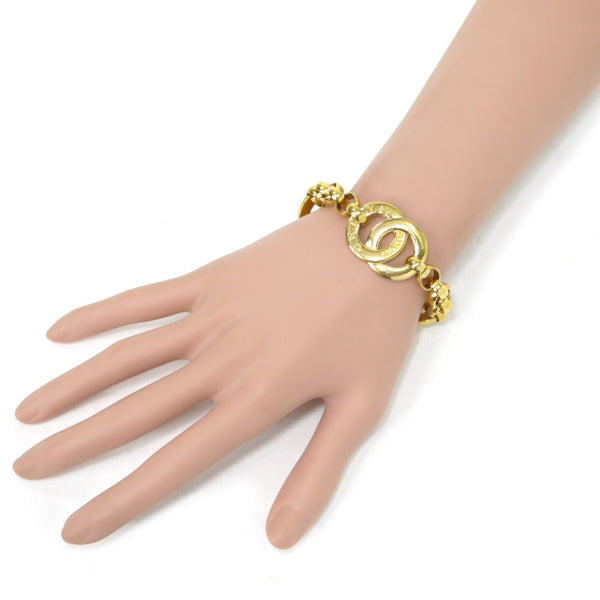 CELINE サークルロゴリング ブレスレット（ゴールド）