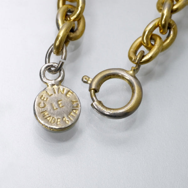 CELINE ビットチェーン ブレスレット（ゴールド）