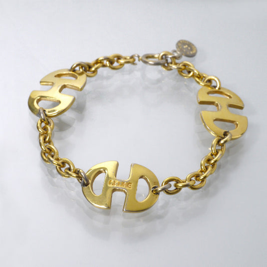 CELINE ビットチェーン ブレスレット（ゴールド）