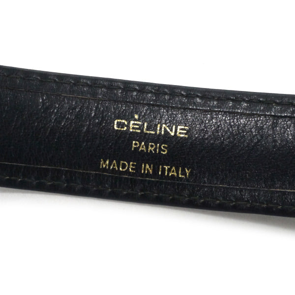 OLD CELINE 馬車バックル本革ベルト（黒） – Vintage Shop Rococo