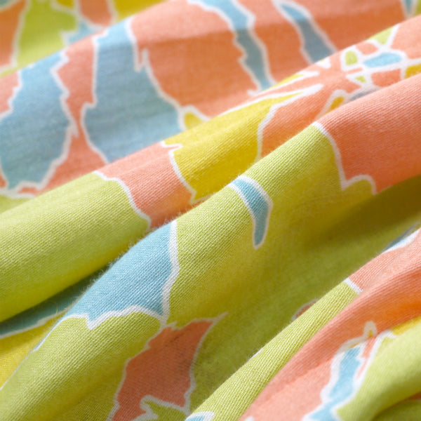 OLD CELINE　マーブリング コットンフレアスカート（パステル）