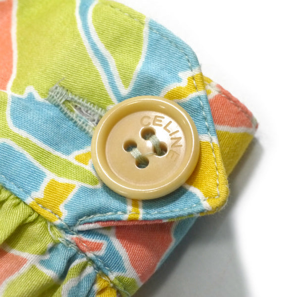 OLD CELINE　マーブリング コットンフレアスカート（パステル）