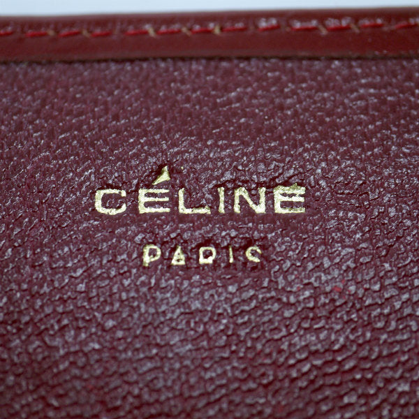 OLD CELINE　馬車柄クラッチウォレット（赤/ジャガード）