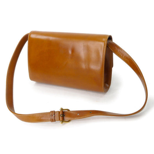 OLD CELINE　馬車金具2WAY総革バッグ（キャメル）