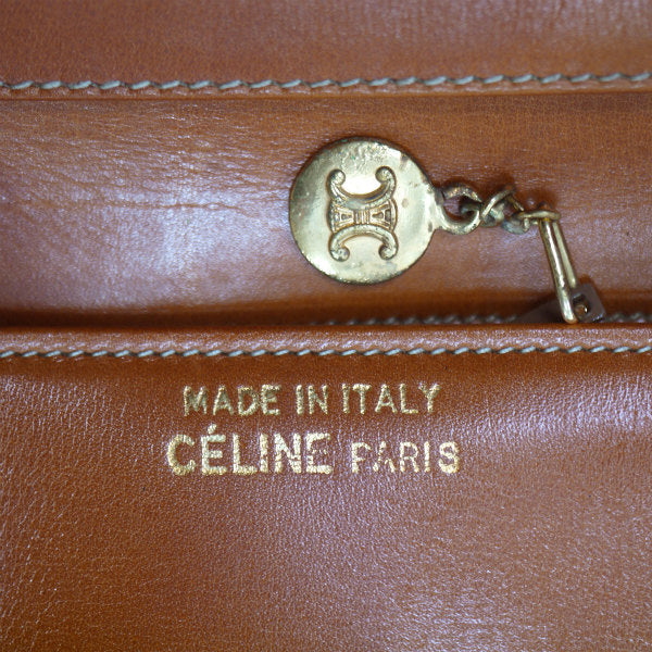 OLD CELINE　馬車金具2WAY総革バッグ（キャメル）
