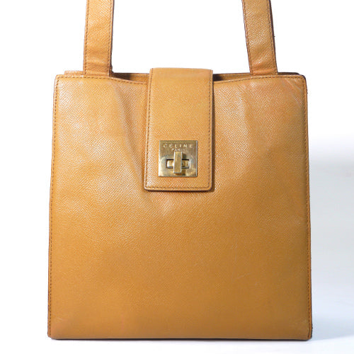 Celine 　皮トートバッグ（キャメル）