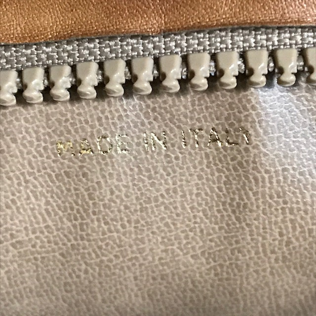 Old Celineマカダム柄セカンドバッグ（ベージュ）