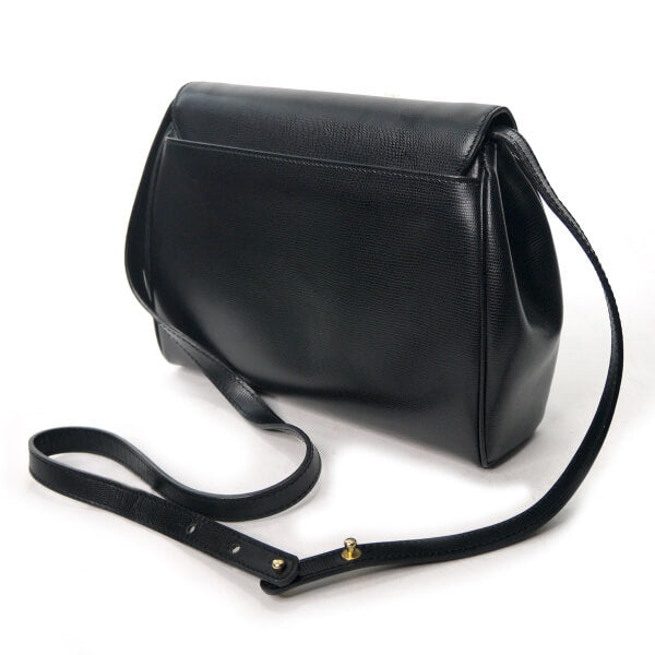 OLD CELINE　サークルロゴ金具レザーショルダー（黒）