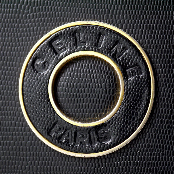 OLD CELINE　サークルロゴ金具レザーショルダー（黒）