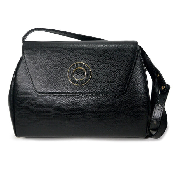 OLD CELINE　サークルロゴ金具レザーショルダー（黒）