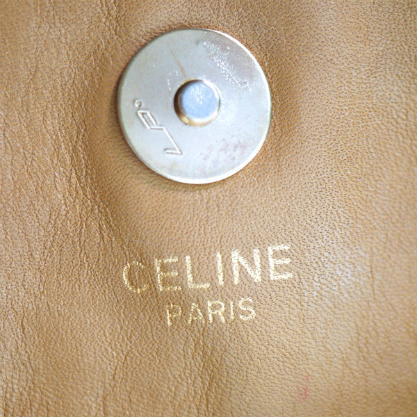 OLD CELINE　マカダム 総革クラッチバッグ（キャメル）