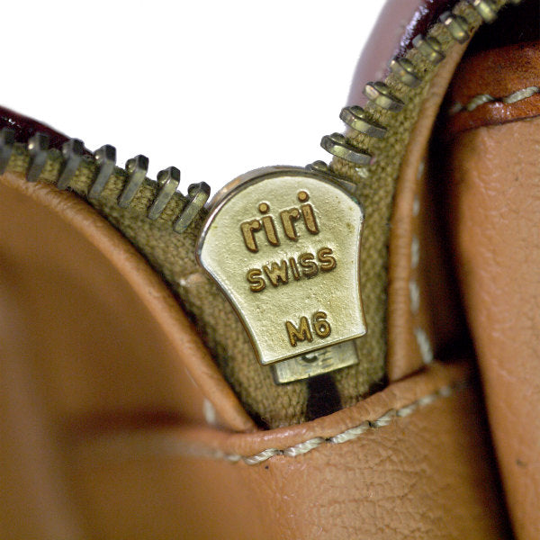 OLD CELINE マカダム柄ショルダー付ブリーフケース（ベージュ）