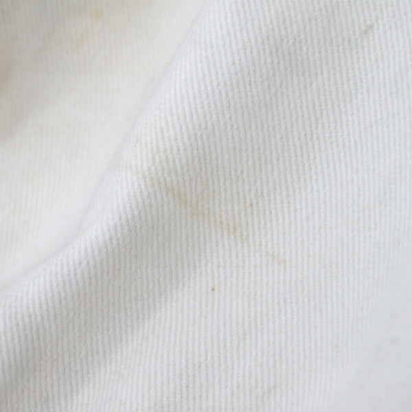 OLD CELINE　馬車チェーン付フレアデニムスカート（白）