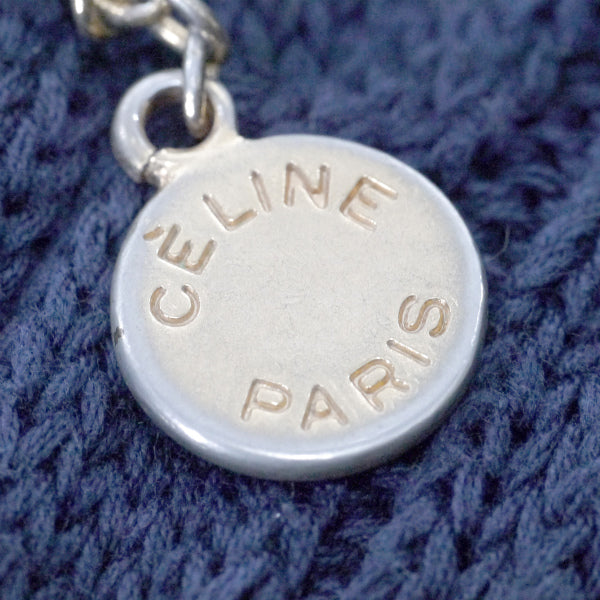 OLD CELINE　Vネックファスナー春カーディガン（紺）