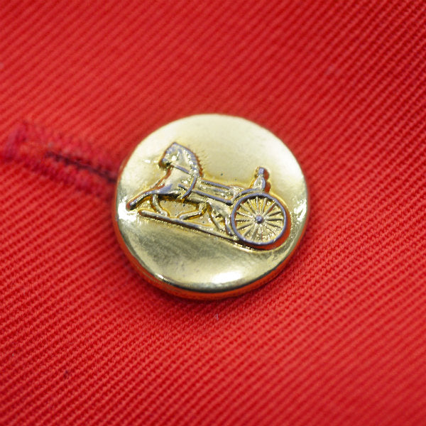 OLD CELINE　フロント馬車ボタンフレアスカート（赤）