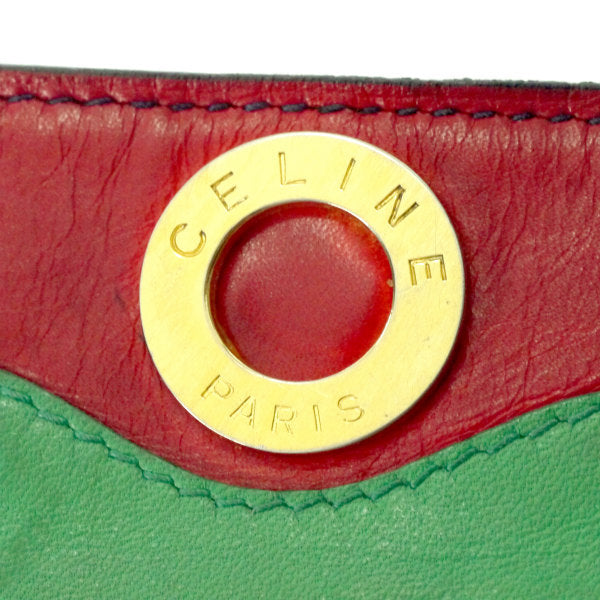 OLD CELINE サークルロゴ金具マルチカラーコインケース