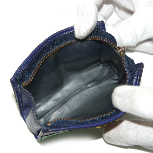 OLD CELINE サークルロゴ金具マルチカラーコインケース