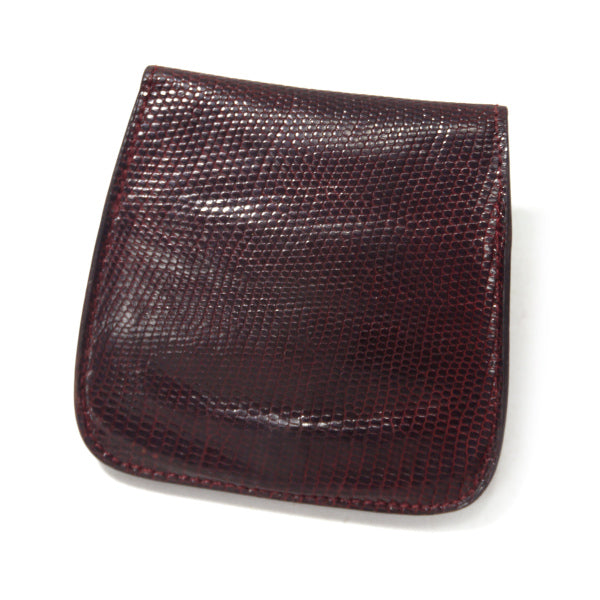 OLD CELINE ブラゾン金具リザードコインケース（ボルドー）