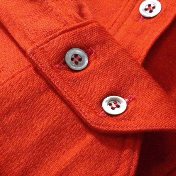 OLD CELINE　馬車柄ウールブラウス（赤）