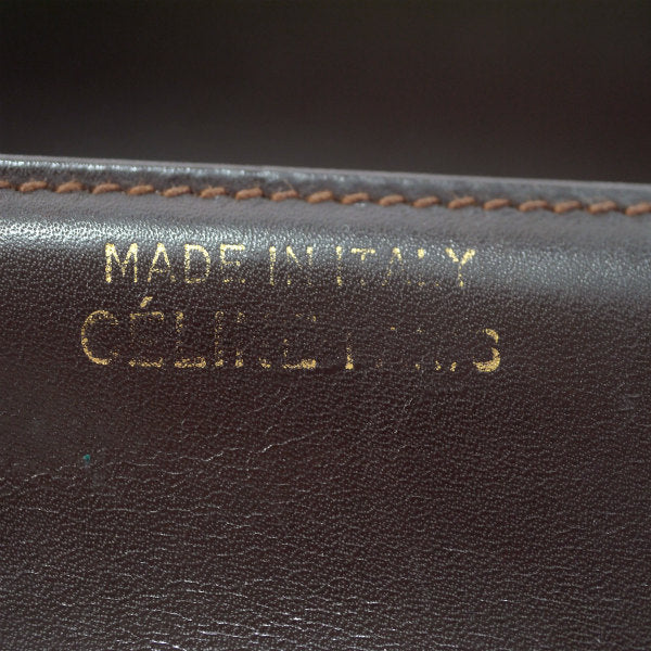 OLD CELINE 馬車金具ワンショルダー（濃茶・総革）