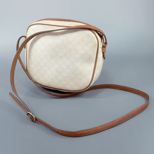 OLD CELINE マカダム柄ポシェット（白）