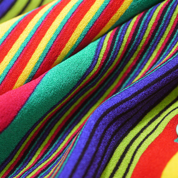 OLD CELINE　マルチカラーストライプシャツブラウス