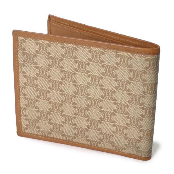 OLD CELINE マカダムコンパクト折財布（ベージュ）