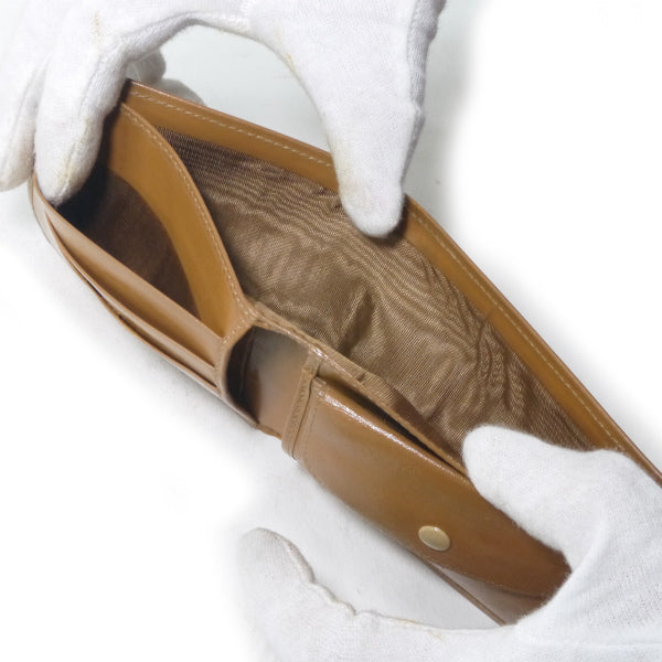 OLD CELINE マカダムコンパクト折財布（ベージュ）