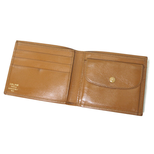 OLD CELINE マカダムコンパクト折財布（ベージュ）