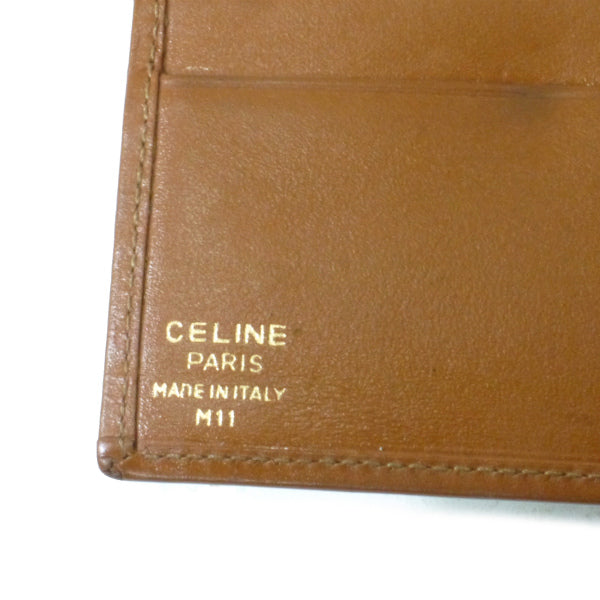 OLD CELINE マカダムコンパクト折財布（ベージュ）