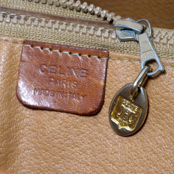 OLD CELINE　バケツ型トートショルダーバッグ（茶）