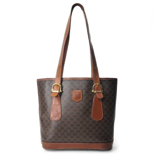 OLD CELINE　バケツ型トートショルダーバッグ（茶）