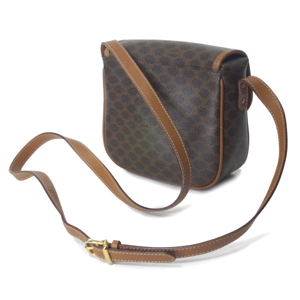 OLD CELINE　マカダム柄ミニポシェット（茶）