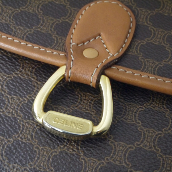 OLD CELINE　マカダム柄ミニポシェット（茶）