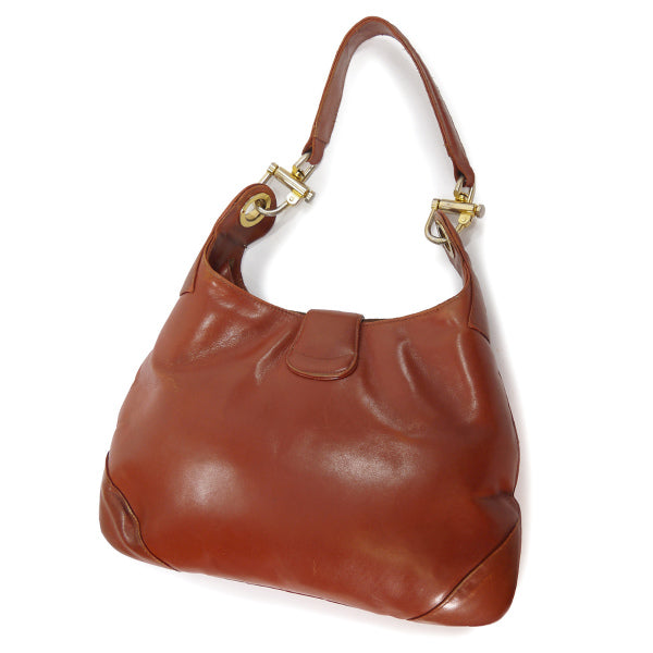 OLD CELINE　＜訳あり＞７０ｓ総革セミショルダー（朱色）
