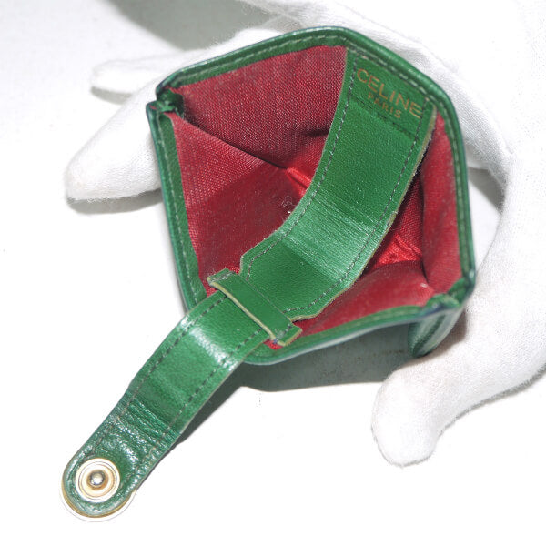 OLD CELINE　レザーカードケース（緑）