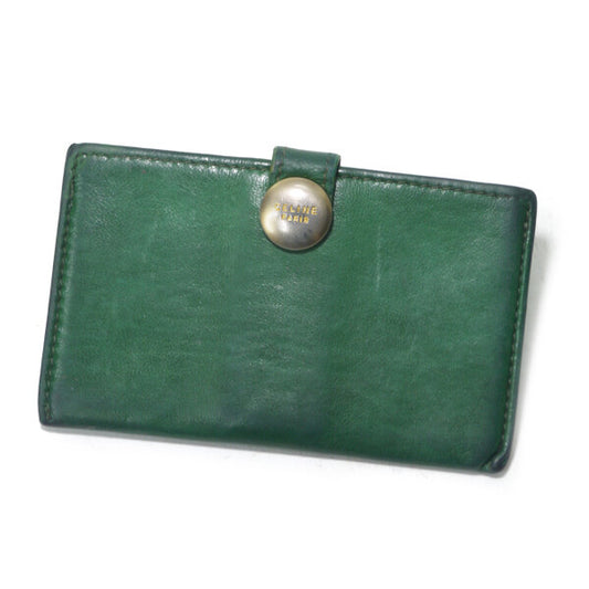 OLD CELINE　レザーカードケース（緑）