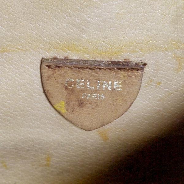OLD CELINE　マカダム柄半円ミニポシェット（茶）