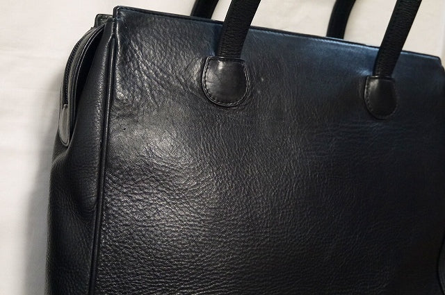 C.Dior＜訳あり＞総皮トートバッグ（黒）