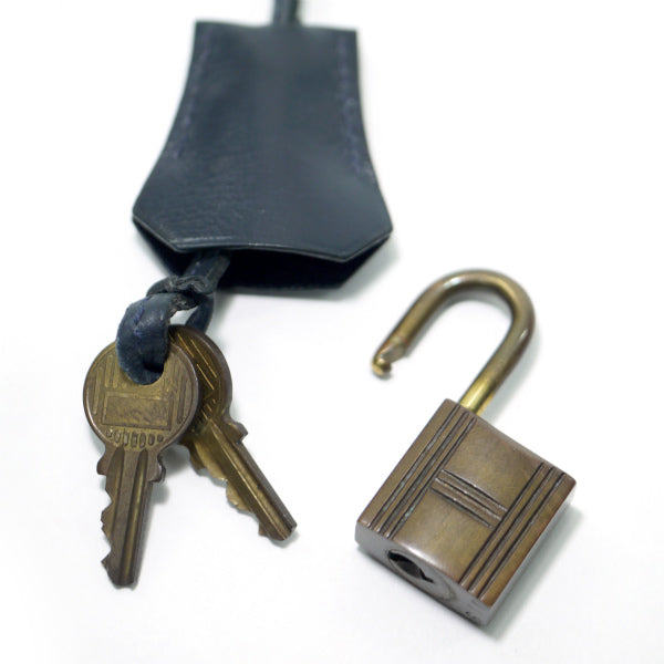 HERMES 78sケリー28 外縫い ボックスカーフ（濃紺） – Vintage Shop Rococo